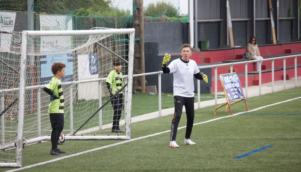 Juan Abalo entrenamieto