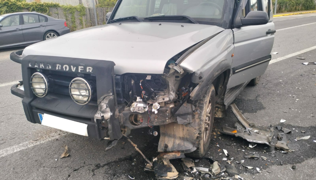 Accidente cambados todoterreno