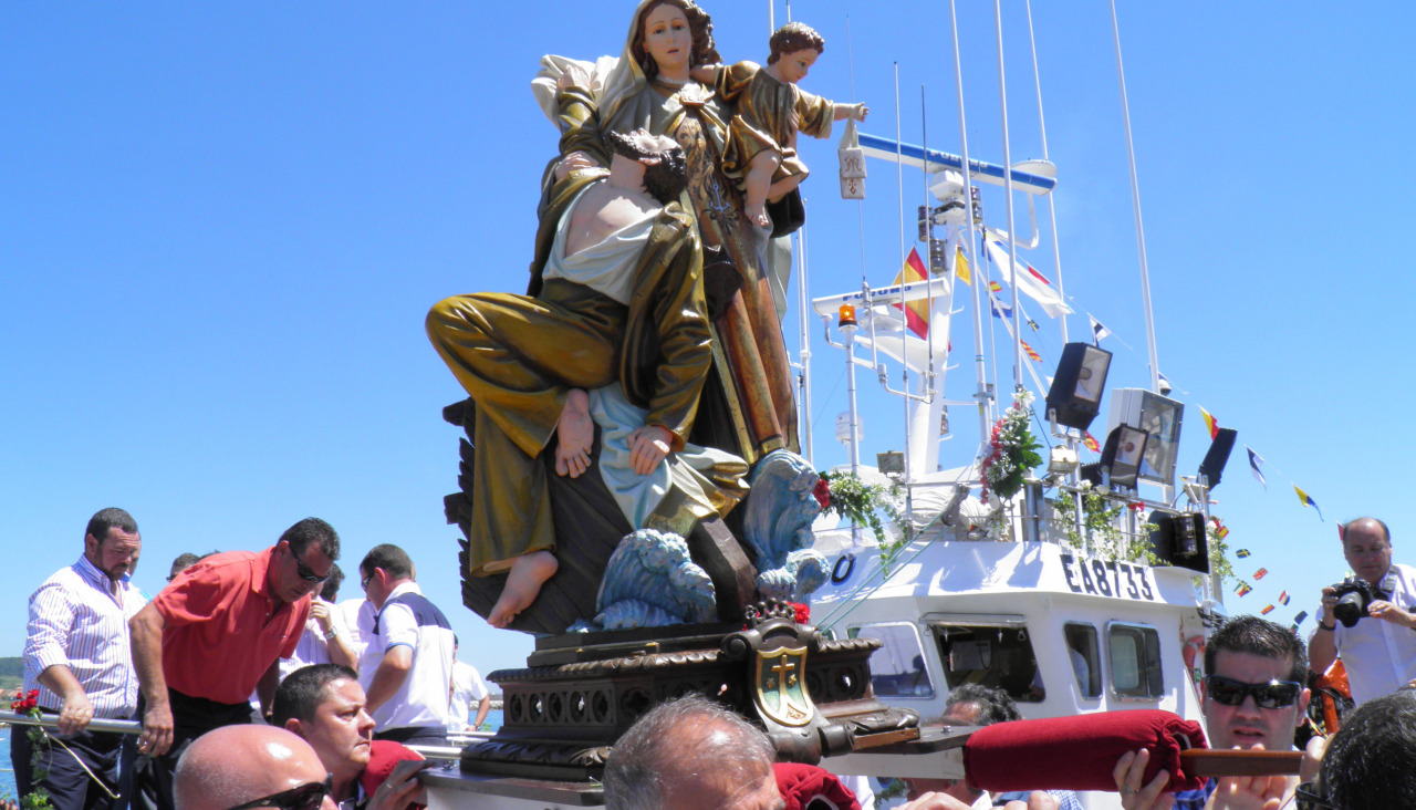 CARMEN AGUIu00d1O PROCESION MARITIMA 3