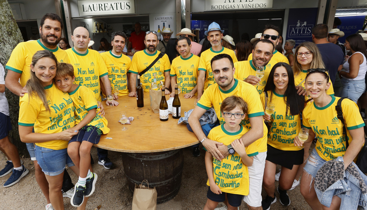 Festa do albariño inauguración peñas