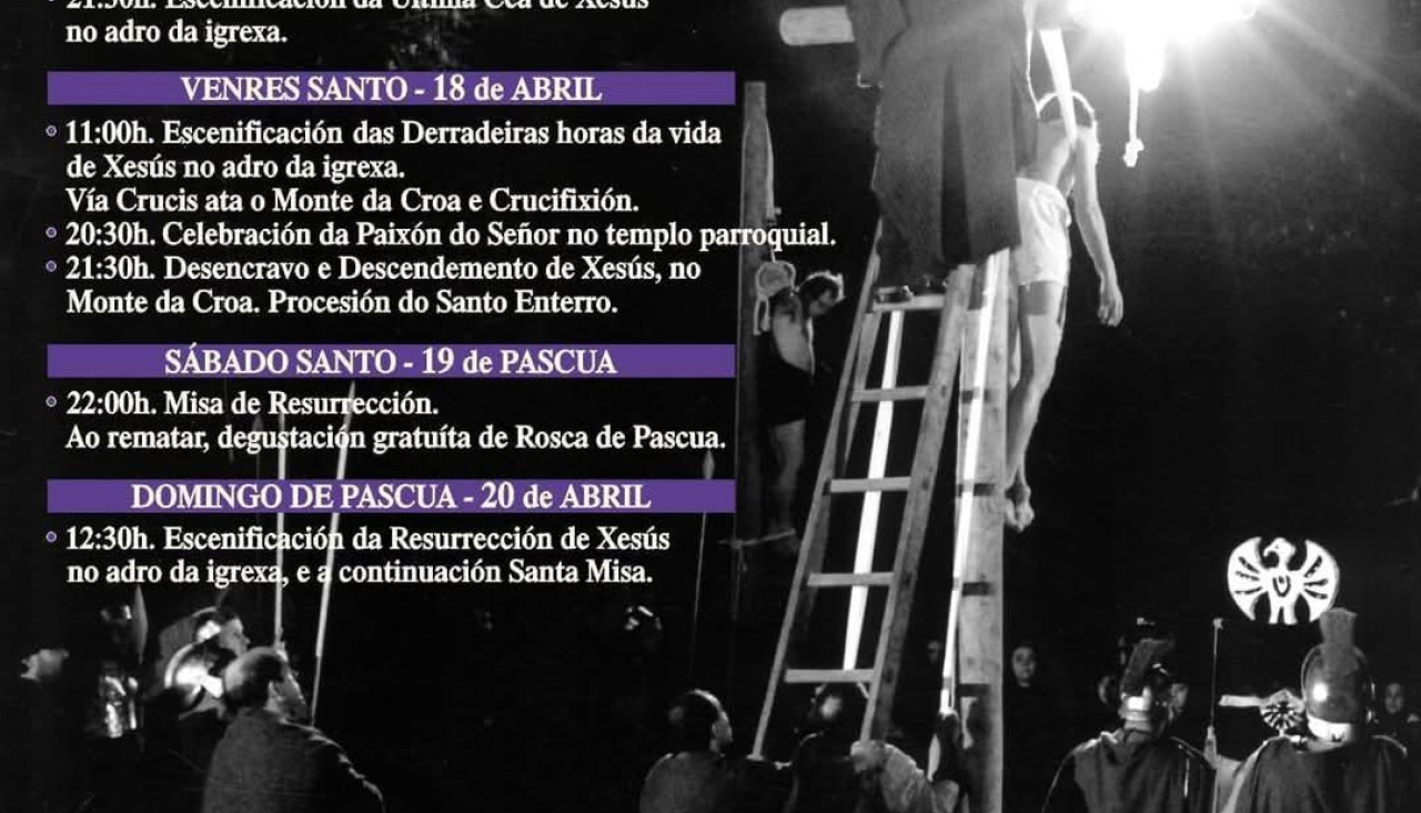 Cartel semana santa paradela meis