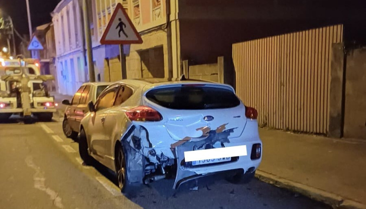 Accidente en Sanxenxo