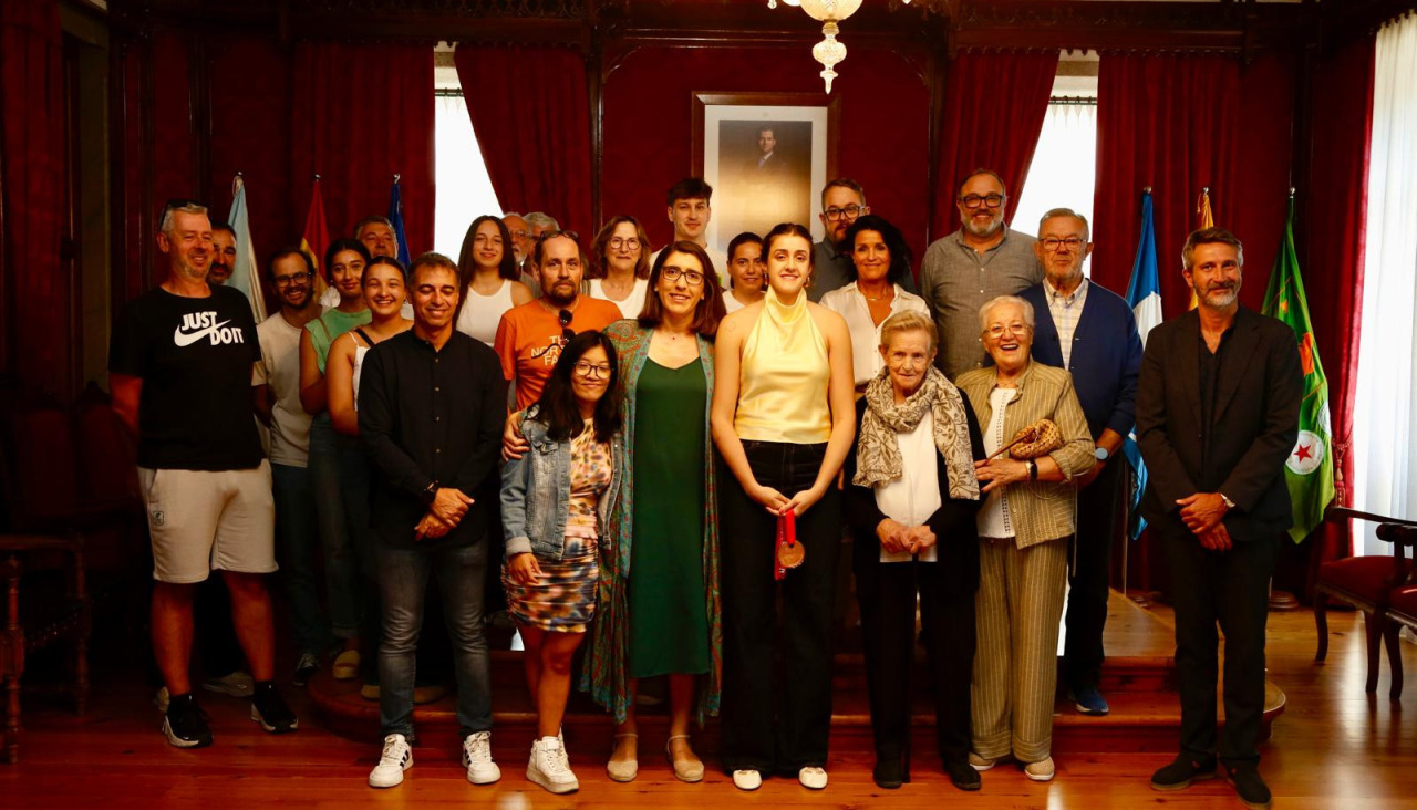 Irene Noya, foto de familia