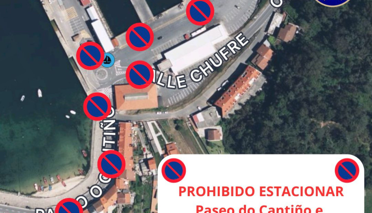 Cortes trafico A Illa fiestas carmen 2024 3