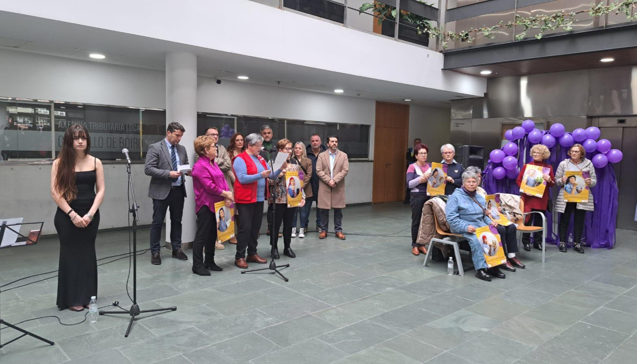El acto institucional en Boiro