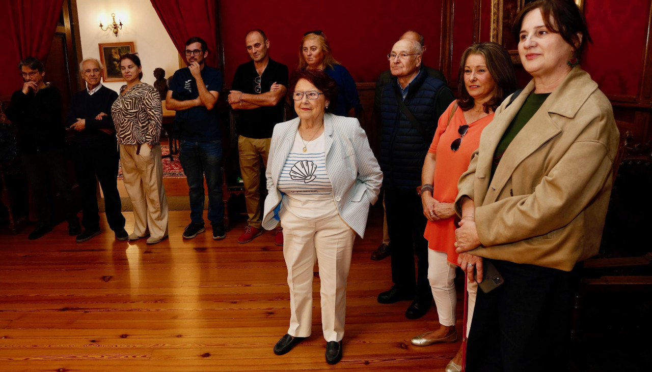 Á recepción asistiron tamén amigos e familiares