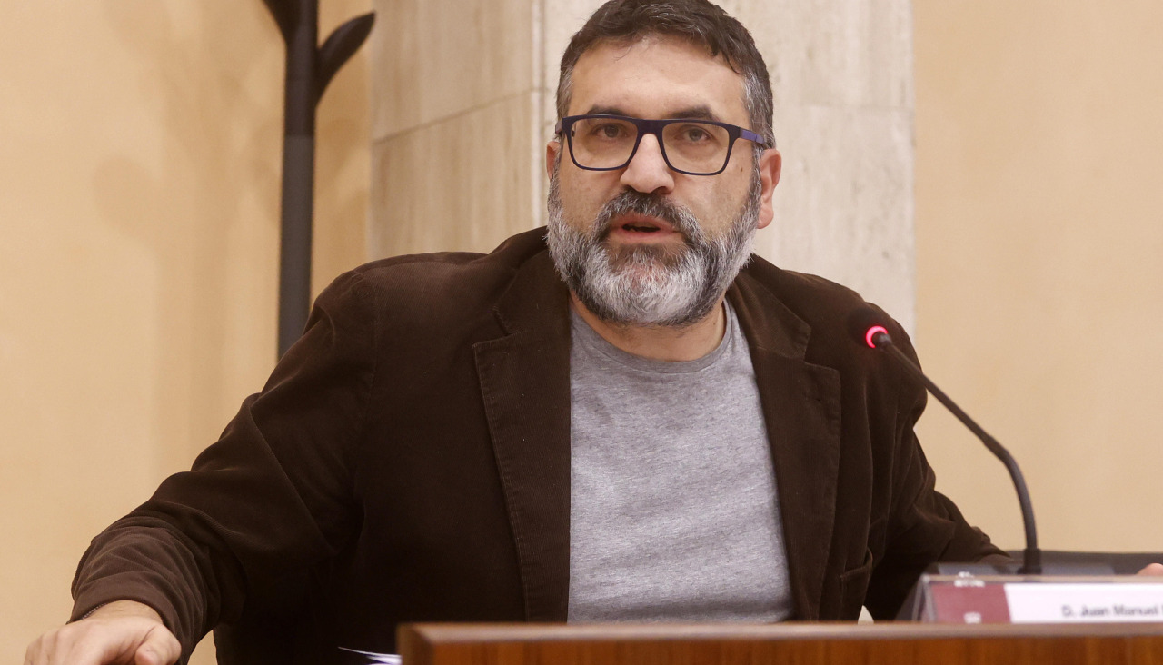 El portavoz de Esquerda Unida de Vilagarcía, Juan Fajardo