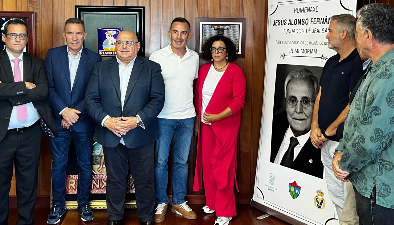 Presentación del partido de Leyendas del Real Madrid en memoria de Jesús Alonso, fundador de Jealsa