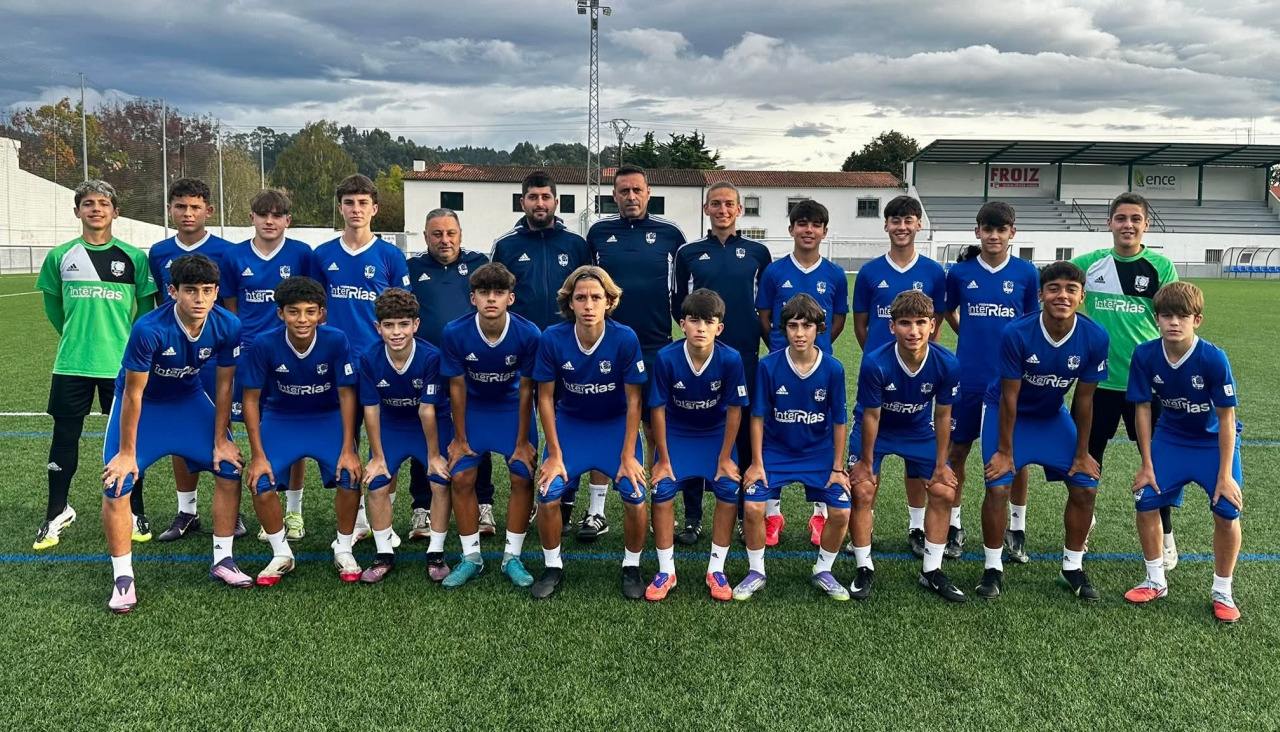 Iker Ríos, Nico Mindiola, Javier Samperdro y Armindo De Freitas forman parte de Galicia Sub 14