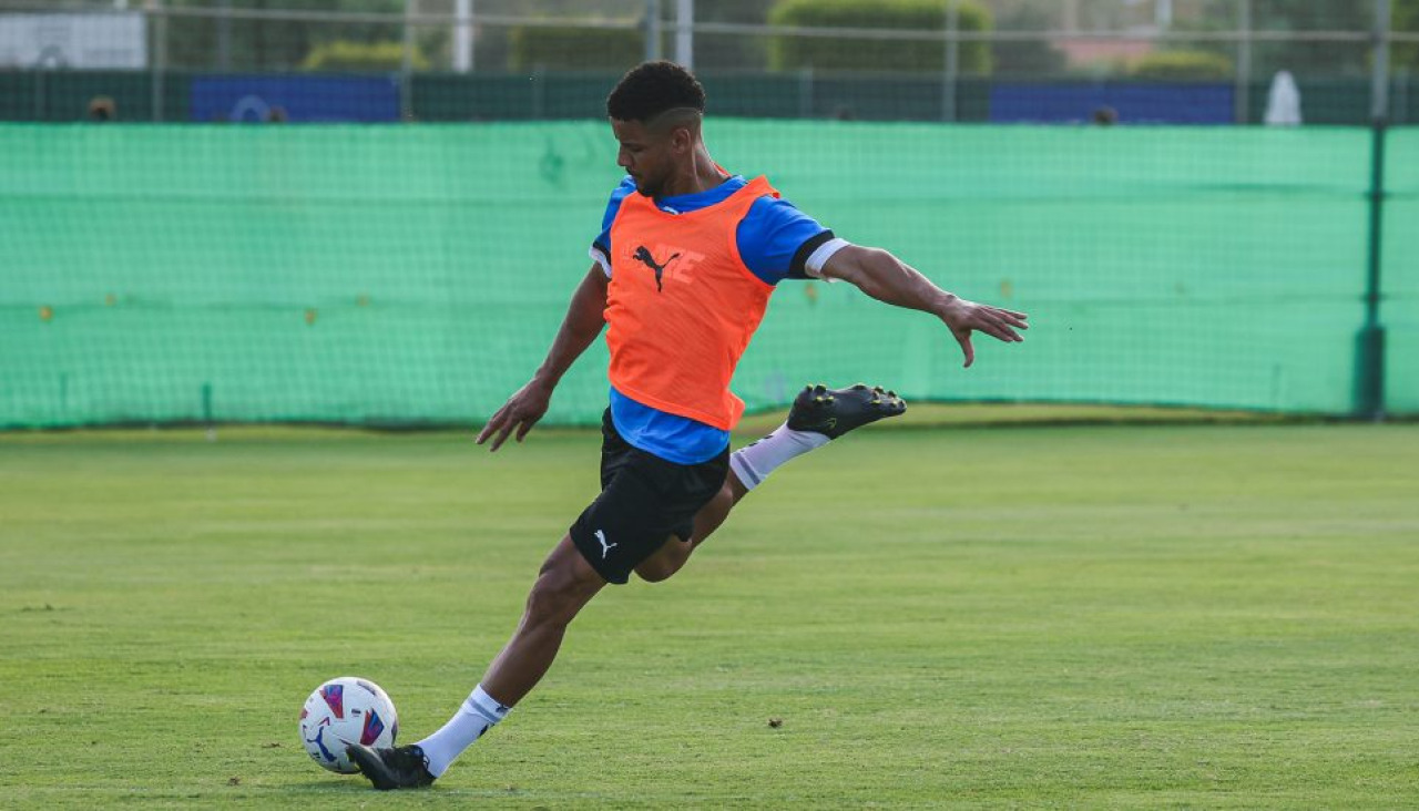 Allyson durante una sesión de entrenamiento con la AFE