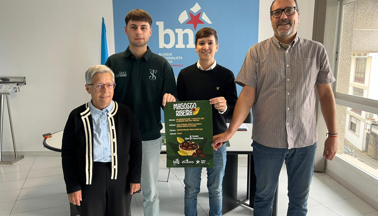 Presentación del magosto de Ribeira