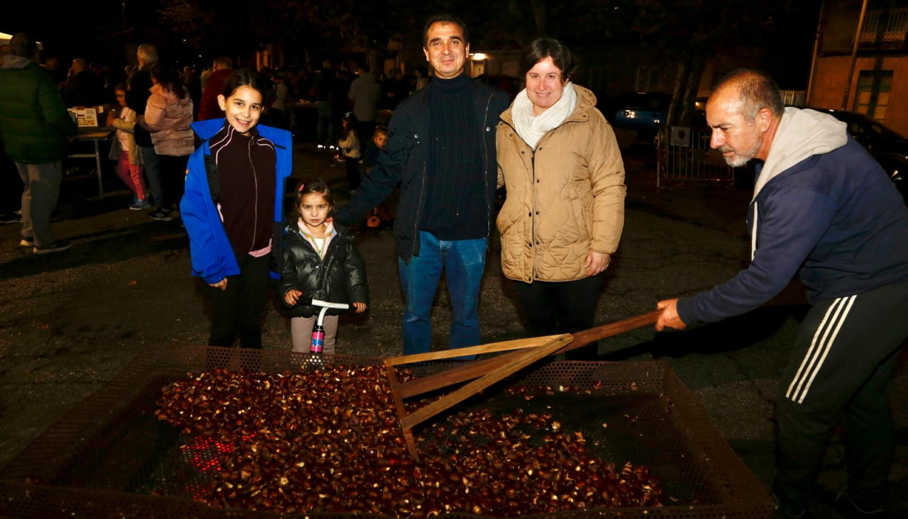 Las castañas fueron las verdaderas protagonistas del evento
