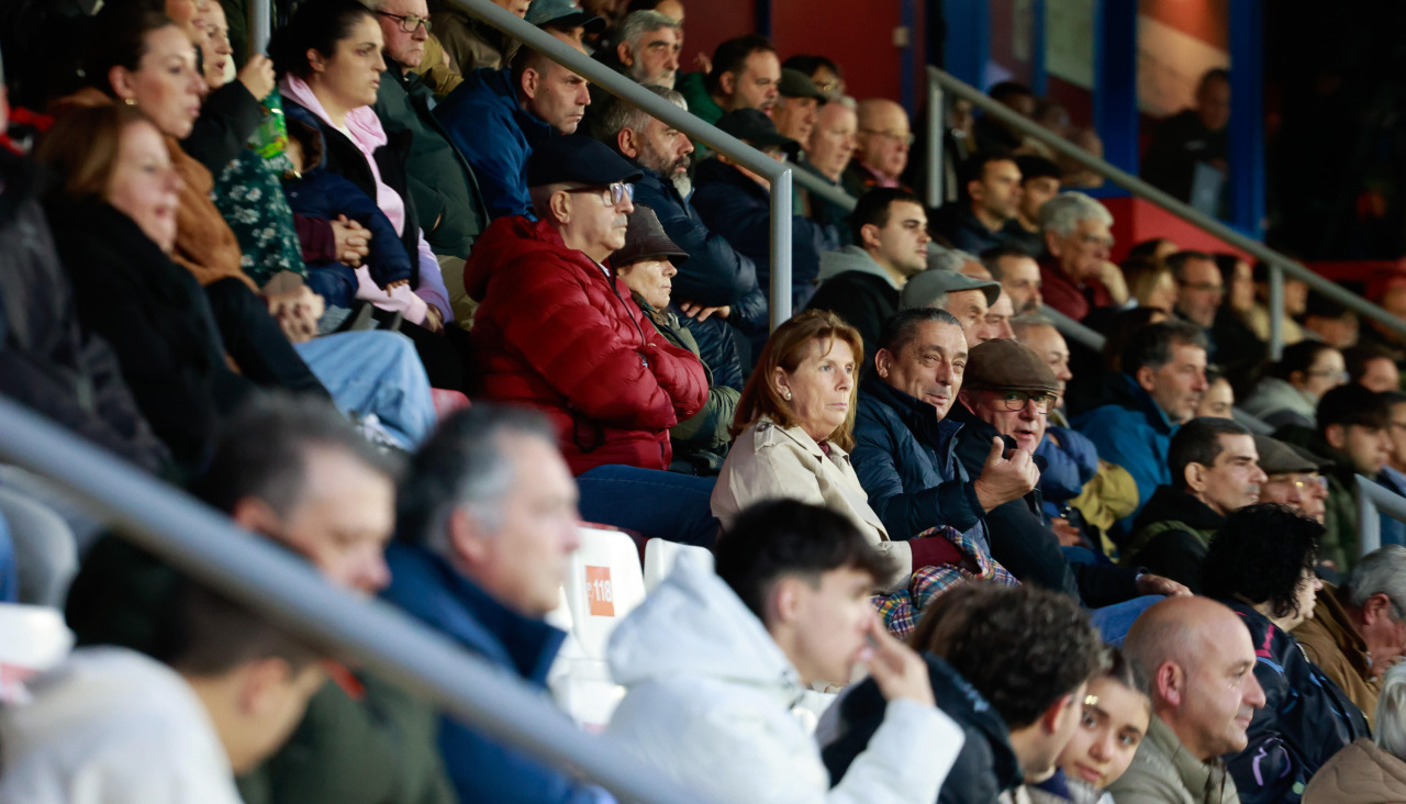 La afición se quedó con las ganas de celebrar una tercera victoria seguida en casa