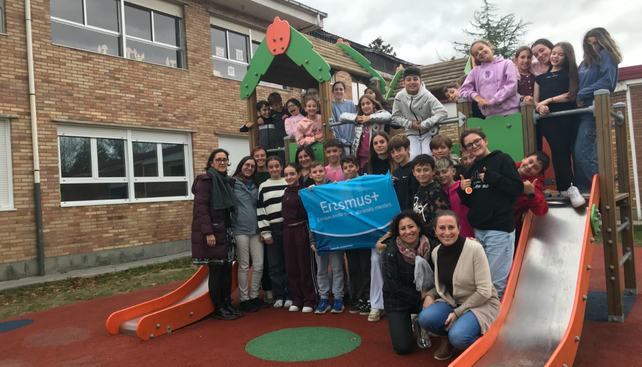 El alumnado caldense y el italiano