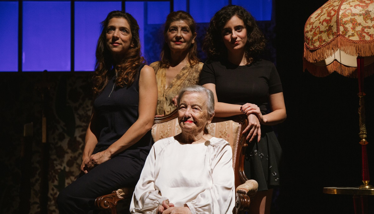 Un momento de la representación de "Eu só quero irme a Francia"