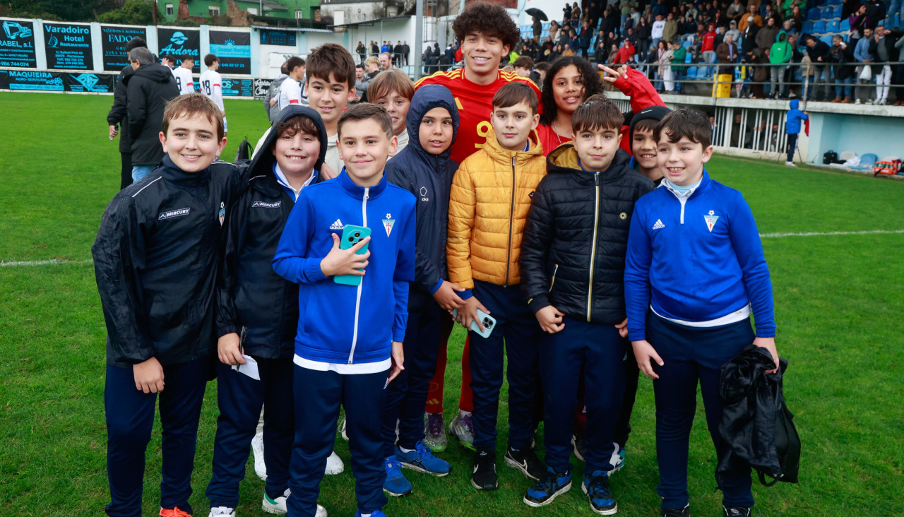 El delantero madridista, hijo de Marcelo, fue el más reclamado por los niños en Vilalonga