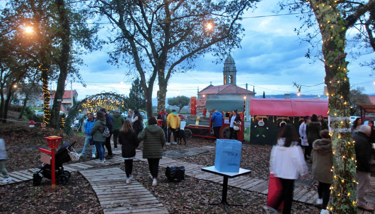 Bosque de Nadal de Noalla en una de sus pasadas ediciones
