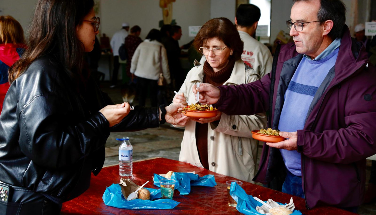 Asistentes a la Festa dos Cogumelos