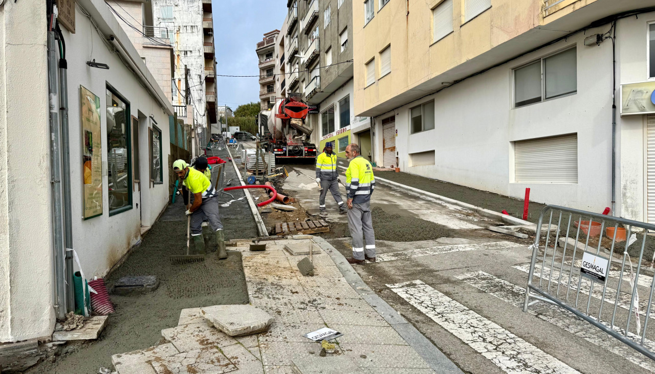 Estado de la calle Panadeira en la actualidad