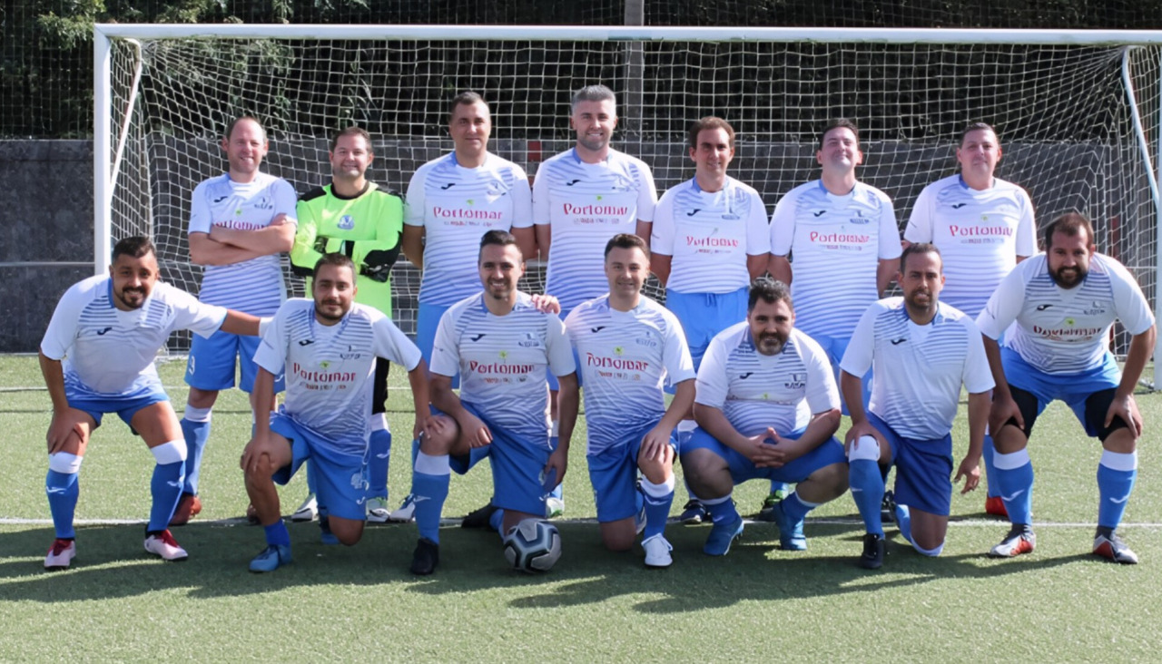 Formación del Inter Atlántico que milita en el grupo I de Segunda en la delegación de Santiago