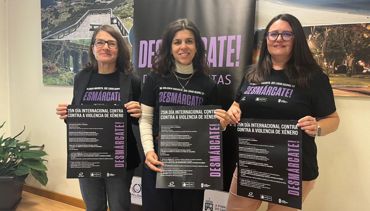El departamento de Igualdade de A Pobra presentó la programación diseñada para el 25N