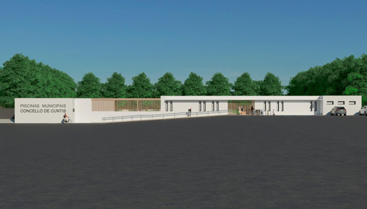 Imagen de lo que serán las futuras piscinas municipales descubiertas para adultos y niños