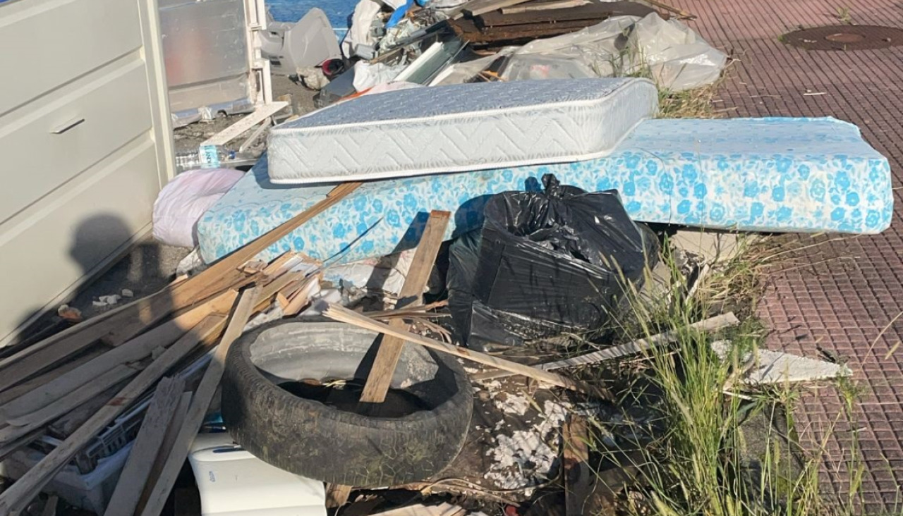 Residuos y voluminosos acumulados en el municipio