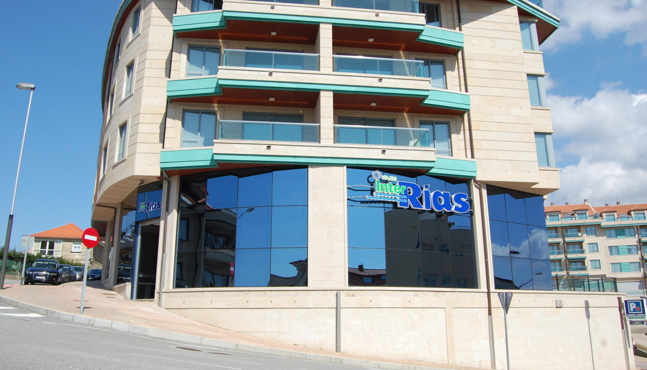 Imagen de archivo de las oficinas de Viajes InterRías en Sanxenxo