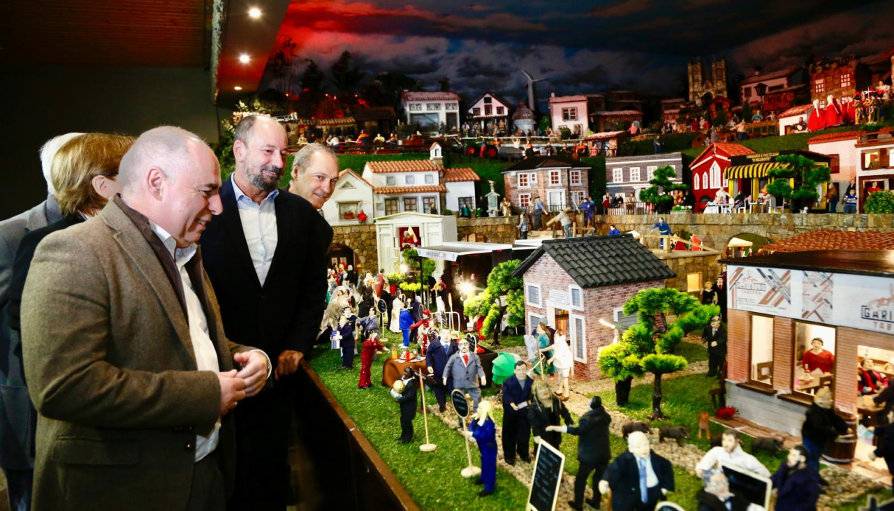 Inauguración del Belén de Valga