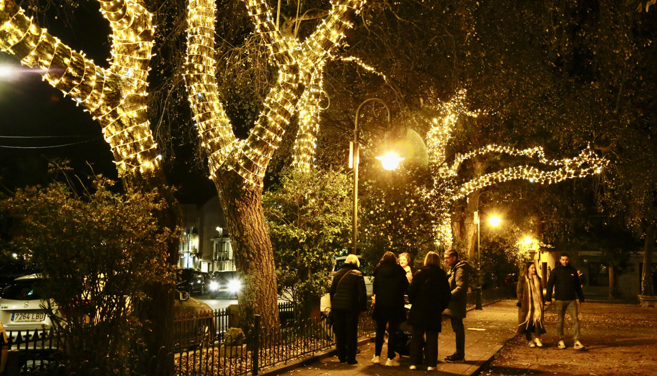 Encendido de las luces en otro de los concellos de Arousa