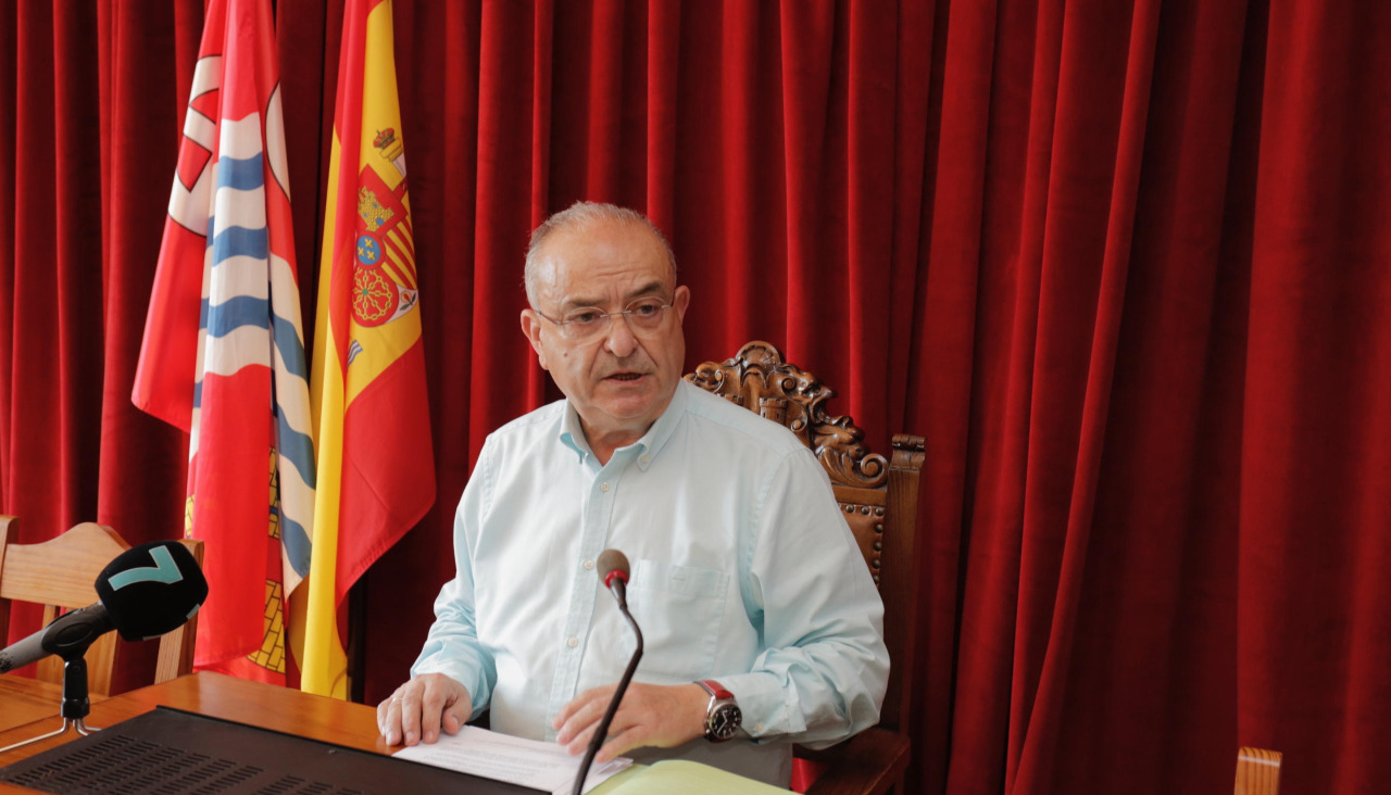 El portavoz socialista, Alberto García García
