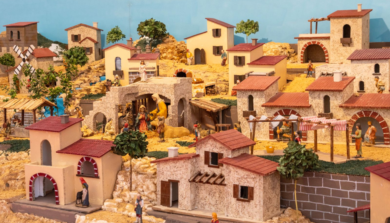 Figuras que forman parte del belén de Sanxenxo