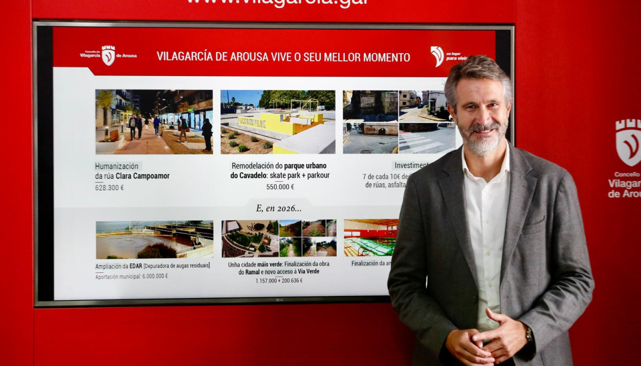 El alcalde, Alberto Varela, hizo un repaso por las acciones de su gobierno durante el año 2025