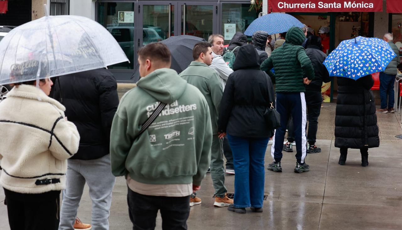 Colas en la churrería
