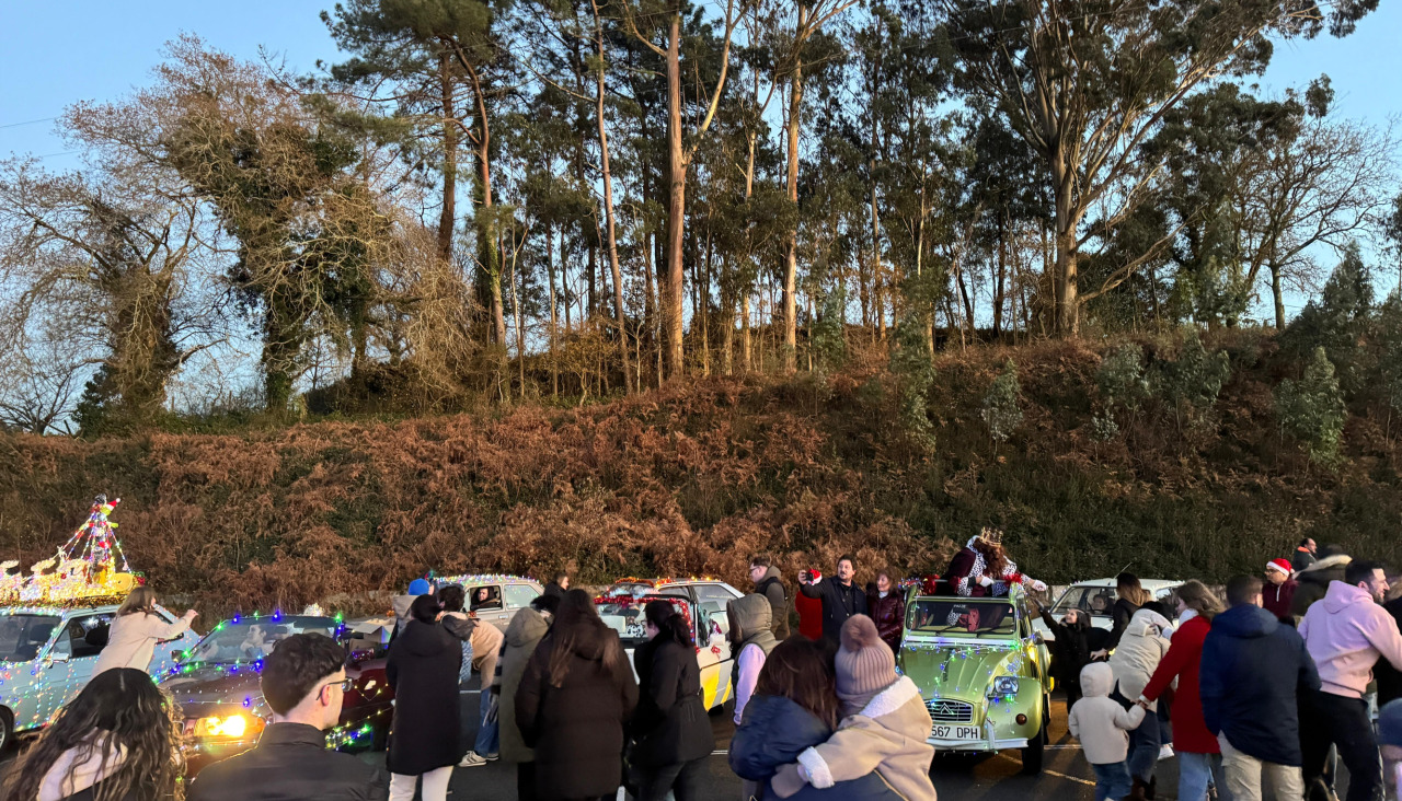 Visita de los Reyes Magos a las Parroquias de Caldas