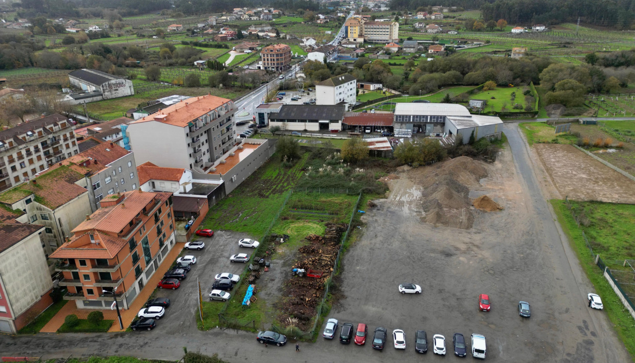 Vista aérea de este entorno donde se prevé levantar tres nuevos bloques