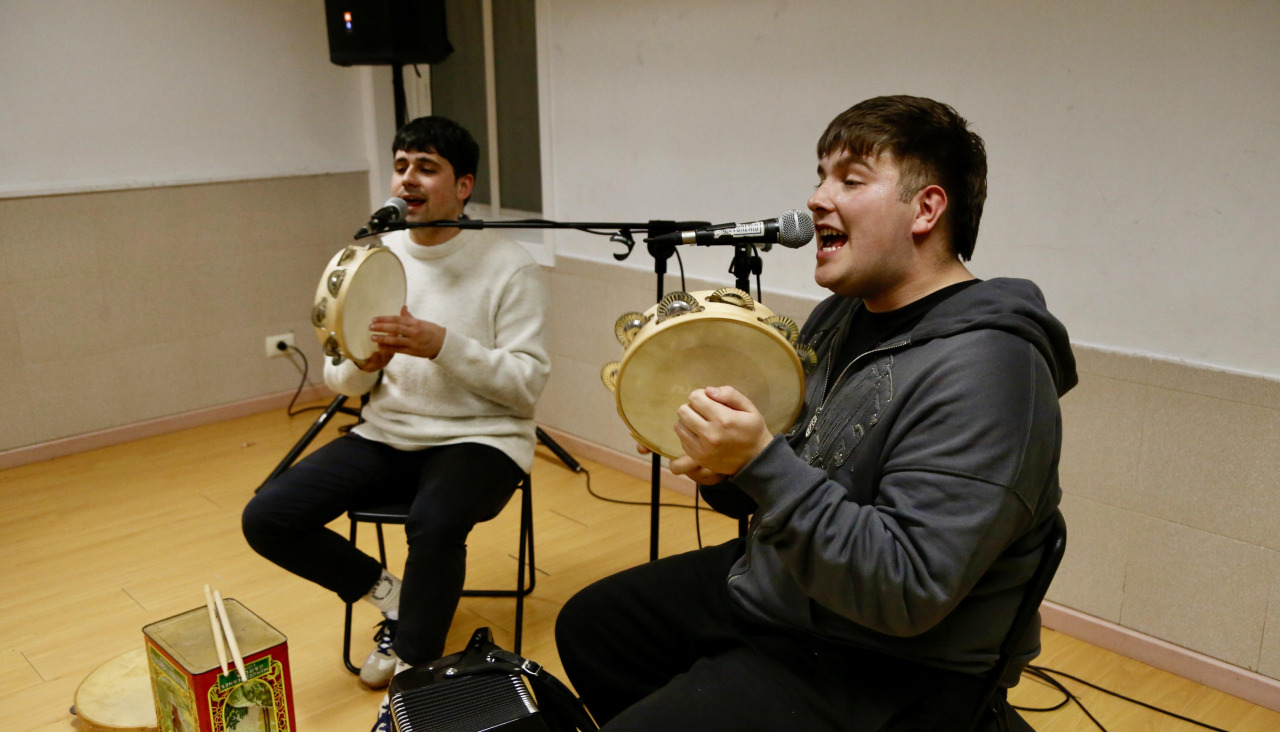 Los integrantes del dúo musical, Xabi Gómez y Bieito Pereira