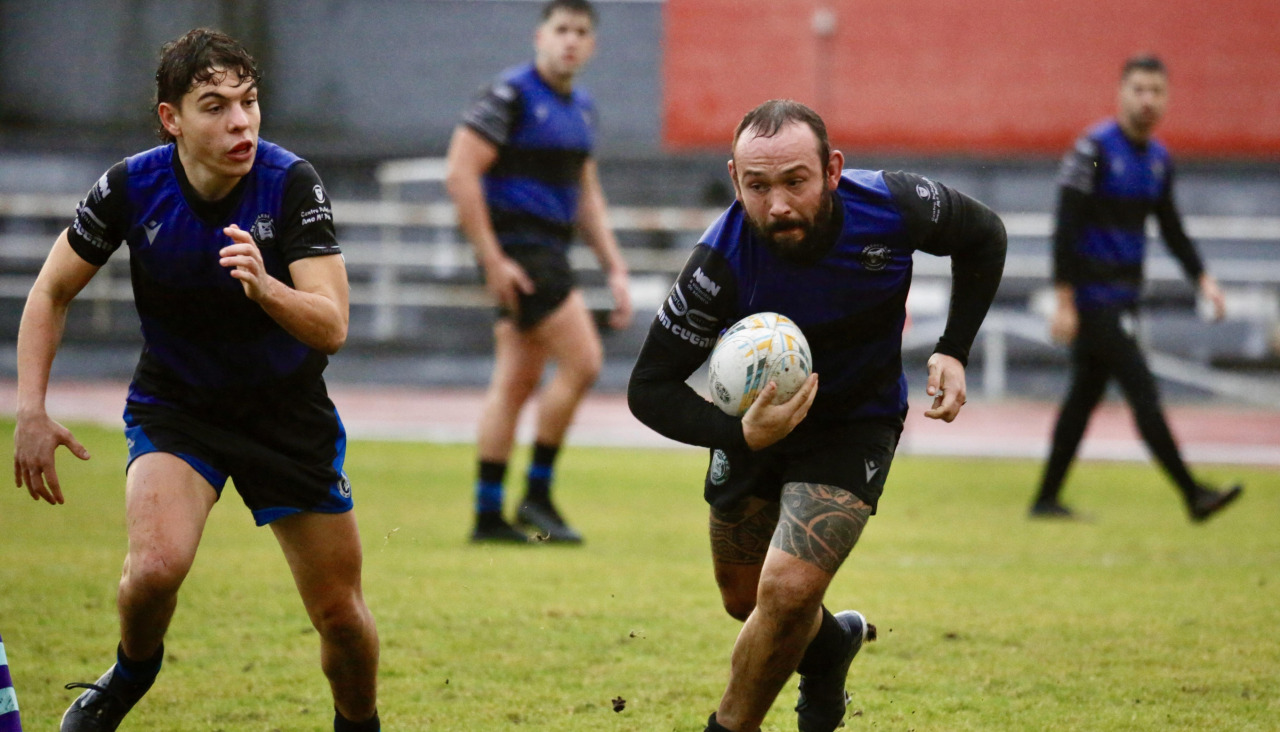 Os Ingleses durante un partido en casa