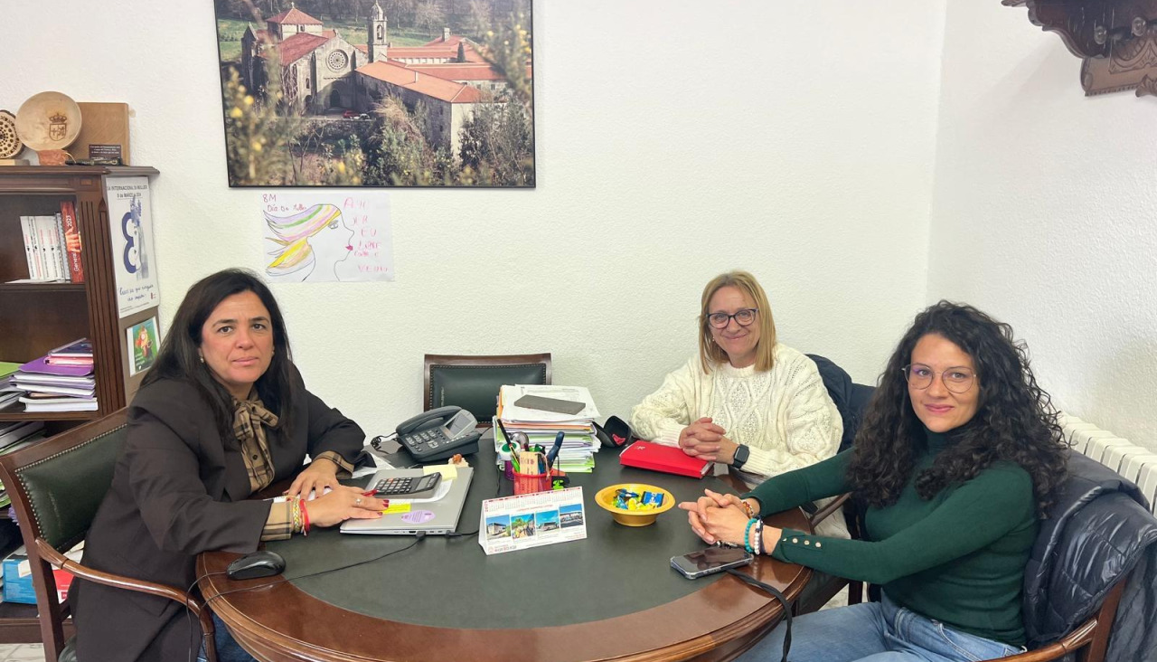 Reunión mantenida con la regidora meisina, Marta Giráldez