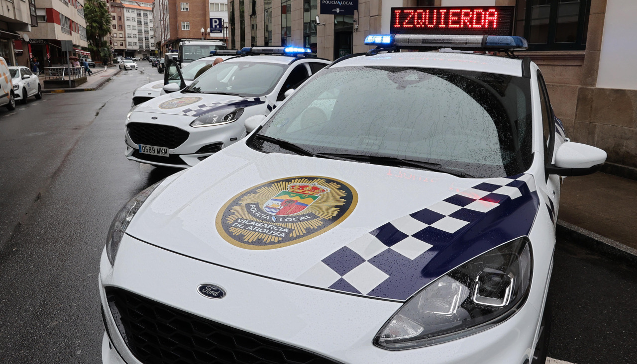 Coches de la Policía Local de Vilagarcía