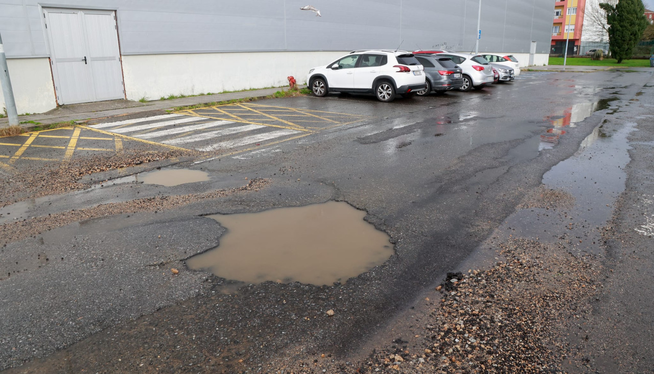 Uno de los charcos que se pueden ver en Fexdega