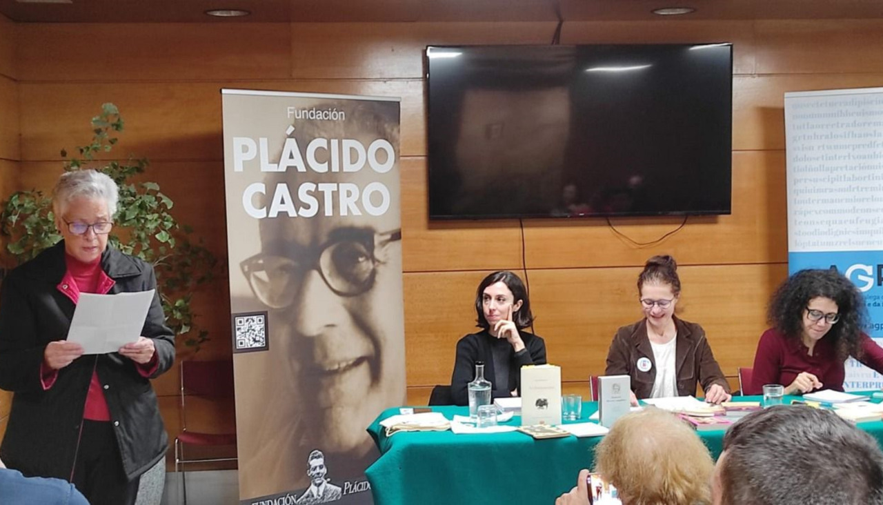 Un acto da Fundación, na localidade cambadesa