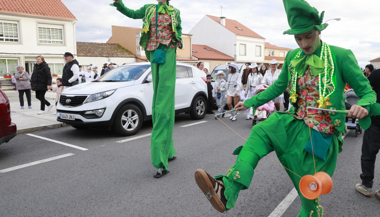 Un momento del desfile del año pasado en la localidad insular