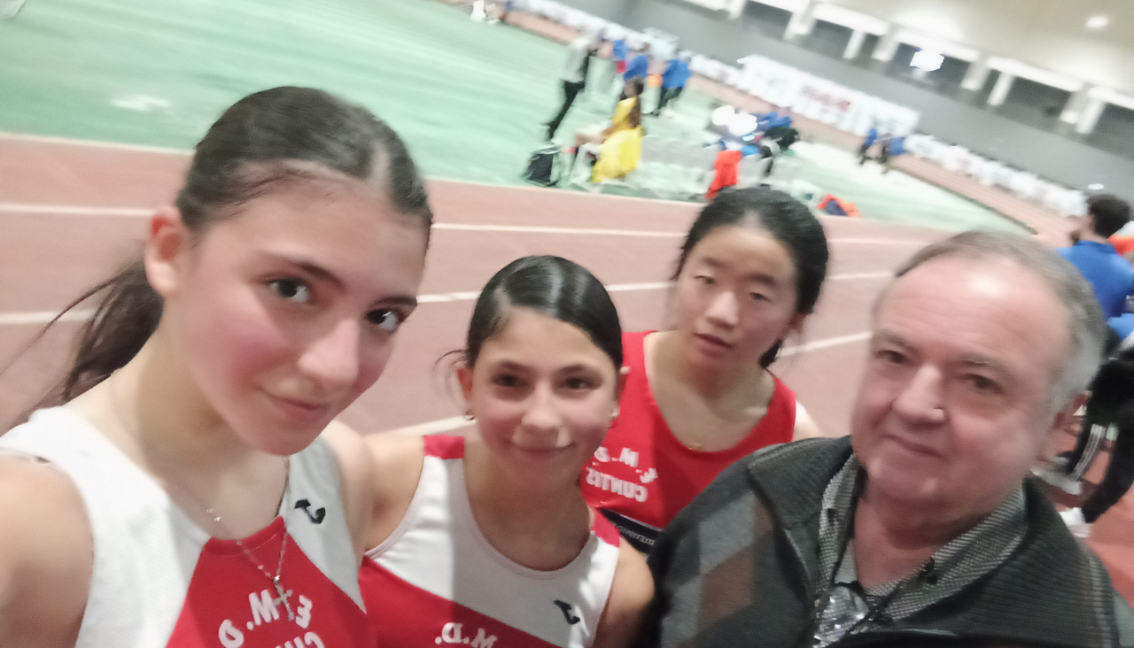 Deportistas del Cuntis en Portugal