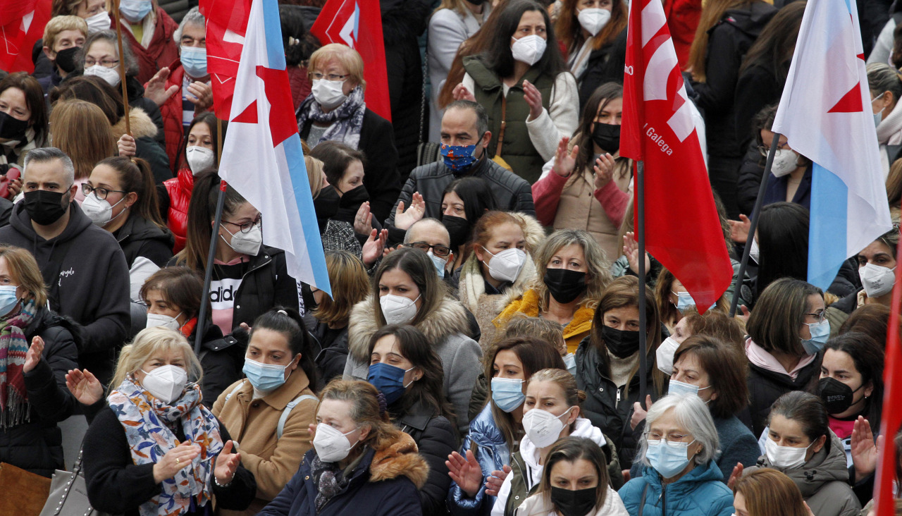 Concentración de la conserva en el anterior convenio