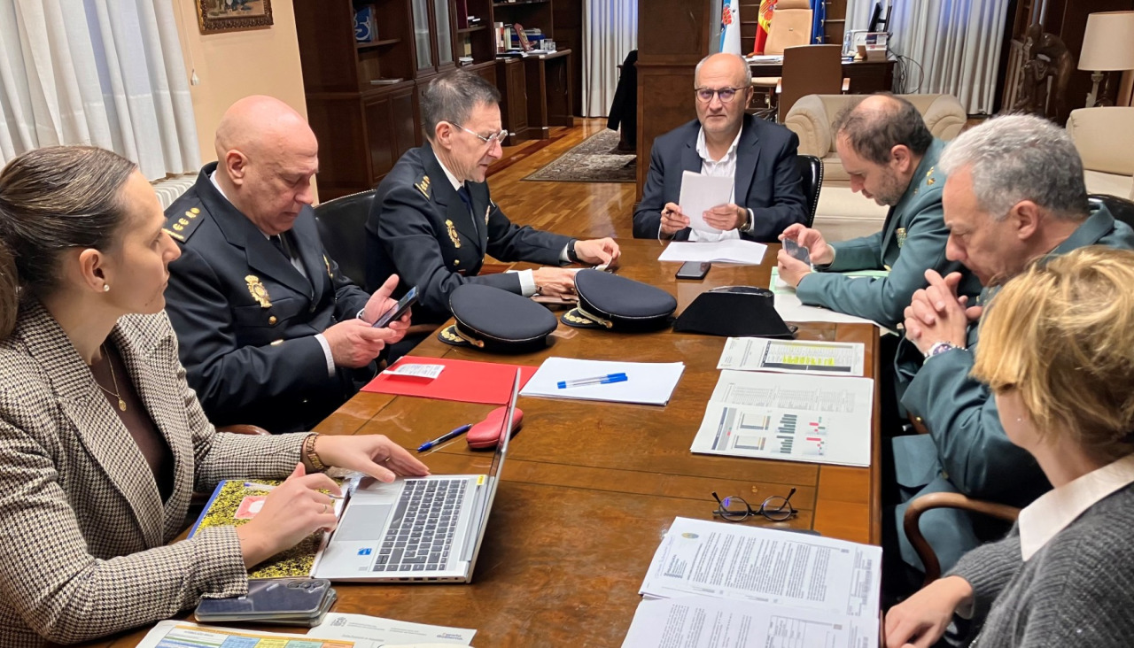 Un momento de la reunión