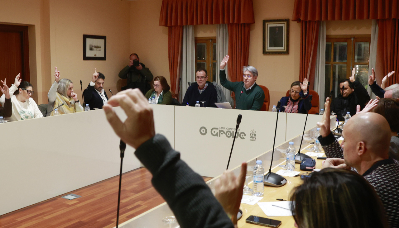 Imagen de archivo de un Pleno de O Grove