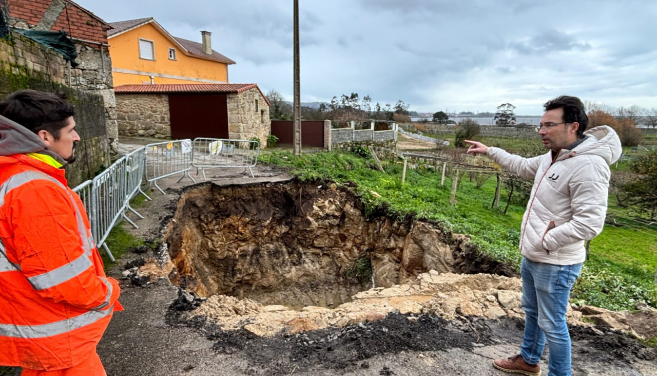 El edil de Obras e Servizos, José Ramón Abal, visitó la actuación