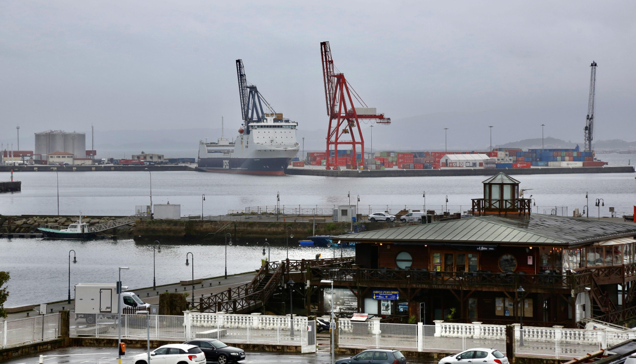 Imagen del Puerto de Vilagarcía
