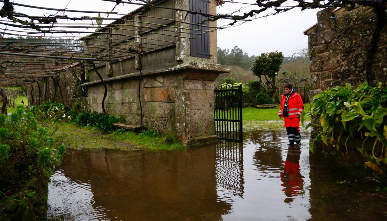 El rego de Calvos desbordado